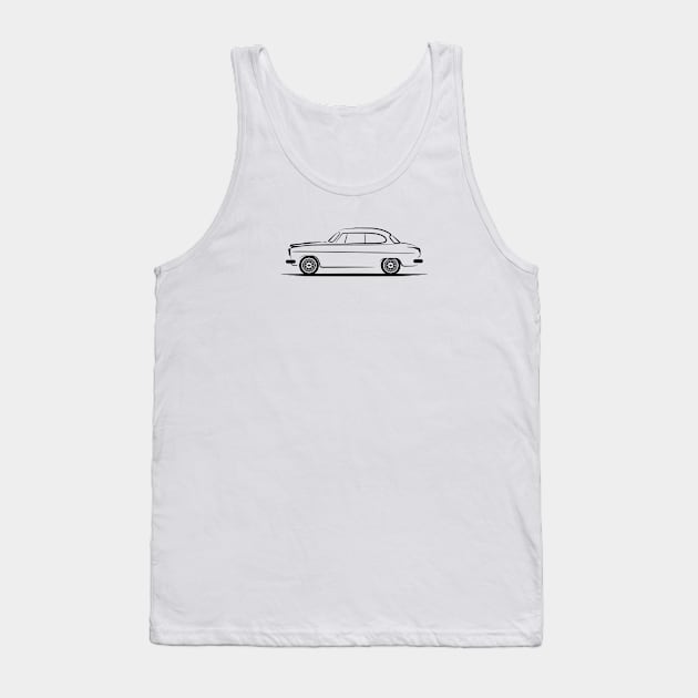 Borgward Isabella Saloon Black Tank Top by PauHanaDesign